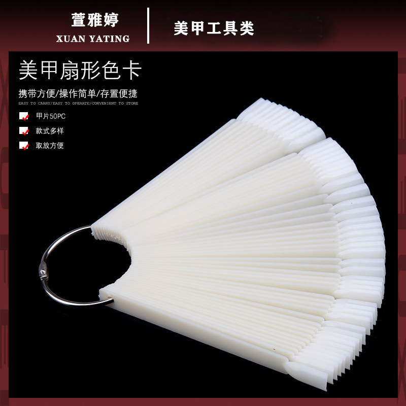 New Hands Medecor Practice Chia Tablets Beginners Transparent Fingernail Version Display Board Oval Plate Beni Nail tool Supplies