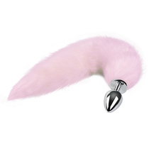 sm fox tail anal plug sex toy prop anal backcourt development toy female anal opening pull beads