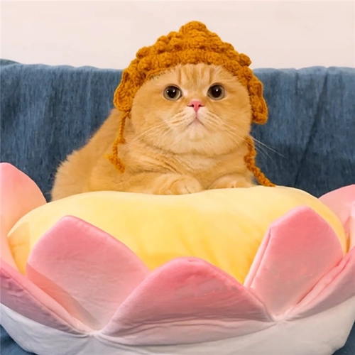 Шлем, шапка, аксессуар для волос, милый трикотажный шерстяной декор