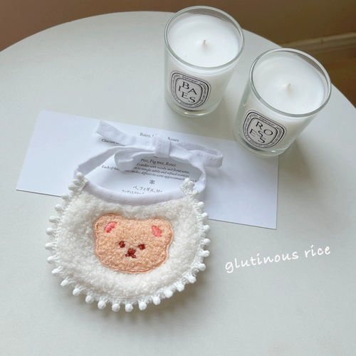 Ткань ручной работы, мультяшное дудоу, слюнявчик, шарф, нагрудник