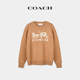 COACH/Coach Outlet Women's Carriage Pattern Crewneck Sweater