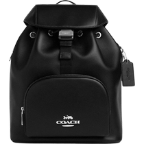 (New Product) COACH Outlet Womens PACE Large Backpack Backpack Cow Leather Genuine Leather White
