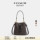 【Новый продукт】 ТРЕНЕР /COACH Ole Ladies Пресбиопия РЯБИНА Сумка-ведро Сумка-мессенджер Пригородная сумка mini 0