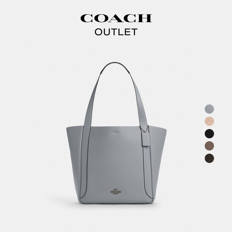[New Year's Gift] COACH Outlet Women's Hadley Cow Leather Tote Bag Handbag Large Capacity