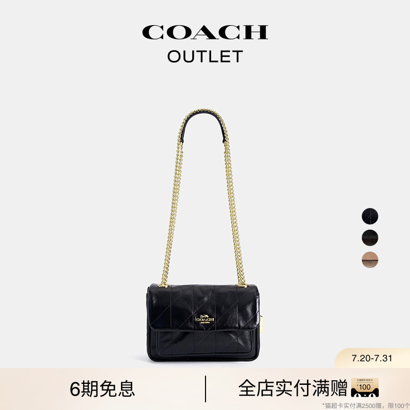 [Gift] [New Model] COACH Outlet Women's Presbyopic Elodie No. 19 Shoulder Bag Crossbody Bag