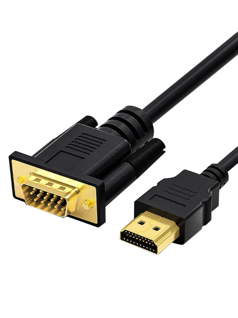 Computer Connected to Monitor Vga to HDMI Adapter Cable Vga to HDMI Converter with Audio Power Supply Vja to HDMI Female Connected to Monitor Tv Projector Host Laptop