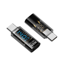 140W digital display adapter full-function typec male to lightning female fast charge monitoring display tester detector suitable for Apple iPhone 16 15 mobile phone charging