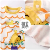 Детская весенняя толстовка для мальчиков, весенний детский комбинезон, лонгслив, куртка, в западном стиле