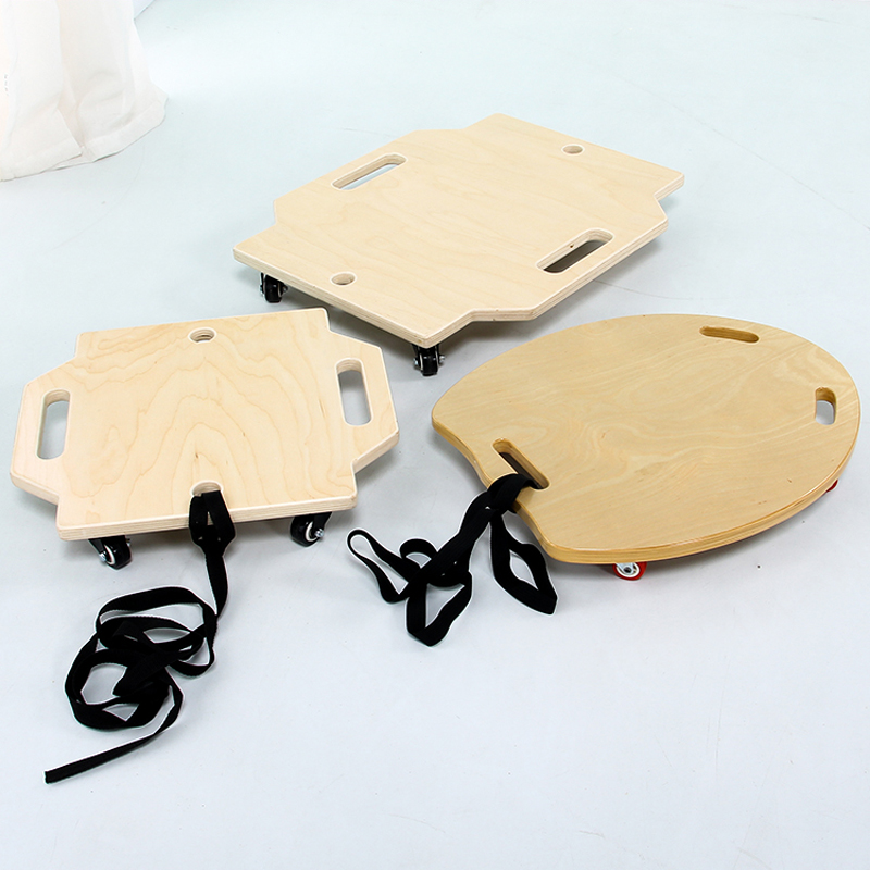 Feel Integrated Wooden Scooter Early Education Children Balance Training Equipment Aids Home Slide Tackle Sports game props