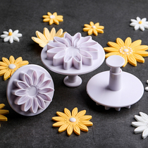 Sun Flowers Daisy Flowers Sugar Flower Spring Chetto Die DIY Steamed Bread Baking Biscuit Mold Cake Dessert Garnish