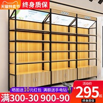 Supermarket shelf display rack product storage rack with light box Multi-Layer Display Cabinet mobile phone accessories cosmetics display cabinet