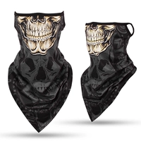 Золотый скелет висящий уши