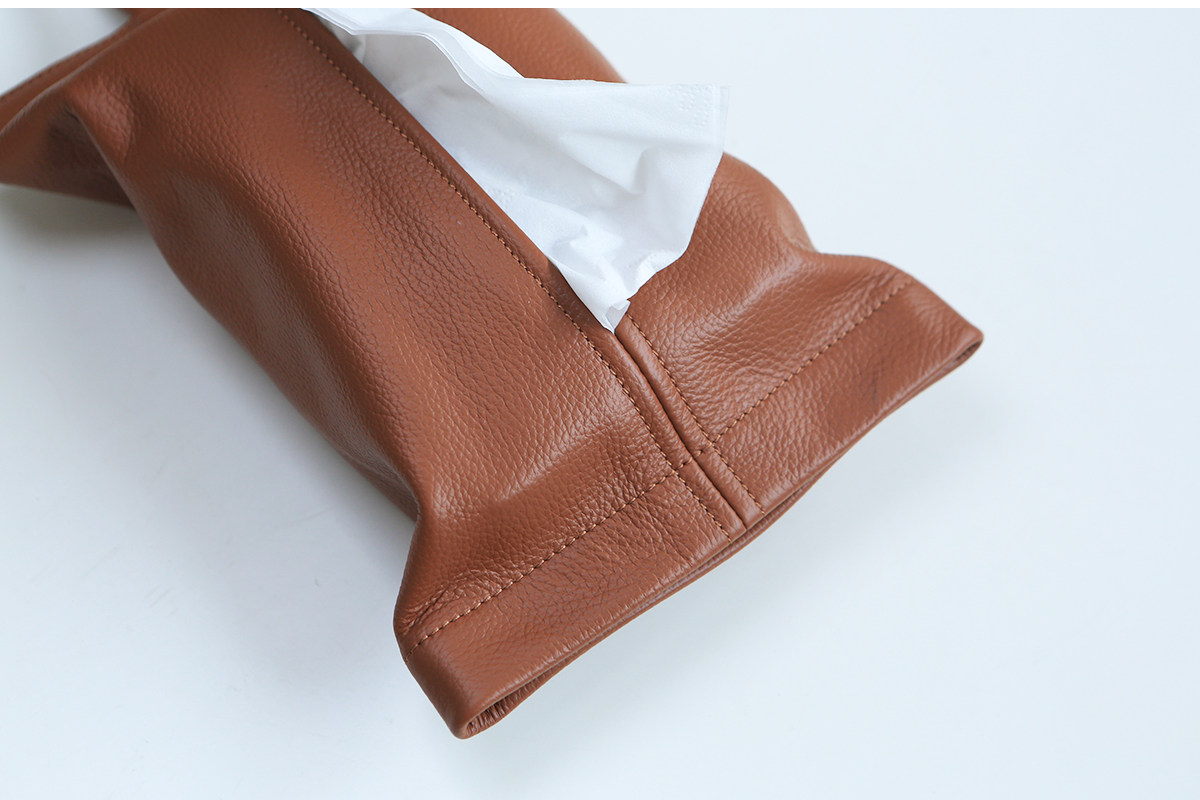Car-Mounted High-End Tissue Box, Car Armrest Box, Tissue Box, Face Towel Storage Bag, High-End Tissue Cover