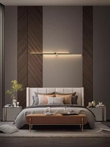 BYLURE minimaliste pour le mur en cuivre complet lampe à la chambre canapé TV TV fond clair Créatif Crédiant lumière scandinave