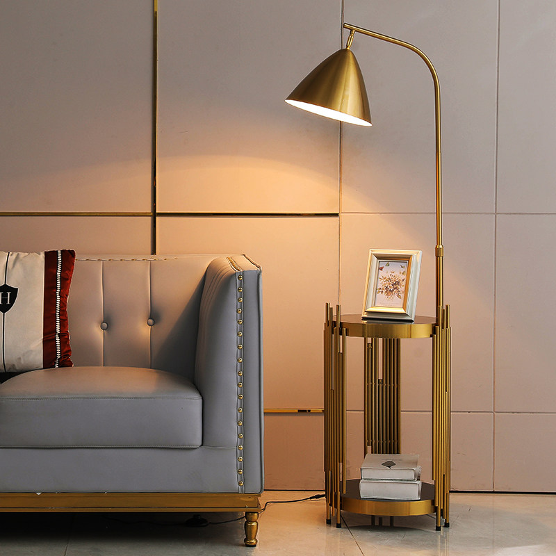 Nordic Light Lavish Floor Lamp Living Room Sofa Rear Modern Minimalist Creative Personality Glass Tea Table Bedside Bedroom Desk Lamp