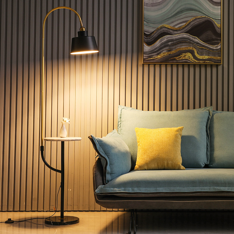 Nordic fishing coffee table living room sofa floor lamp bedroom bedside lamp ins creative light luxury vertical reading desk lamp