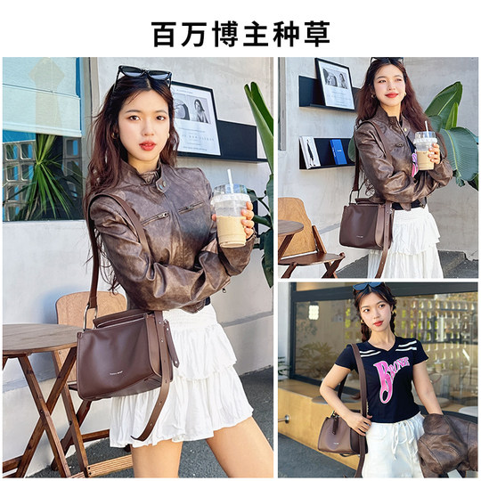 CinvaiKrose官方店包包女式2026新款斜挎包通勤大容量单肩枕头包