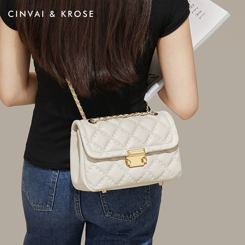 【阿Sa蔡卓妍同款】小c&k旗舰店包包女式2025新款炼条单肩斜挎包