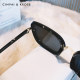 Official Website Small C&K official store Round Face Square Polarized Sunglasses for Women Korean Style High-End Glasses Simple Sunglasses for Summer