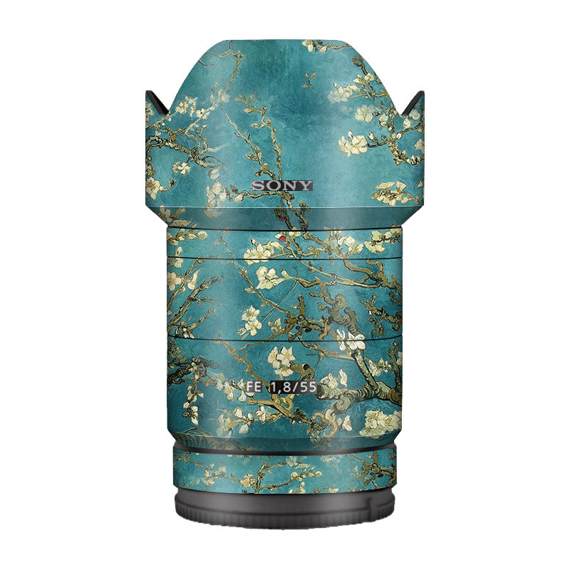 Suitable for Sony FE55 F1 8 lenses 55 lens stickup cartoon carbon fiber camouflage without marks