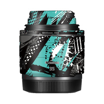 Suitable for Canon RF35 F1 8 lens stickers 35mm Dinggio lens Cartoon protective film Carbon fiber anti-scraping
