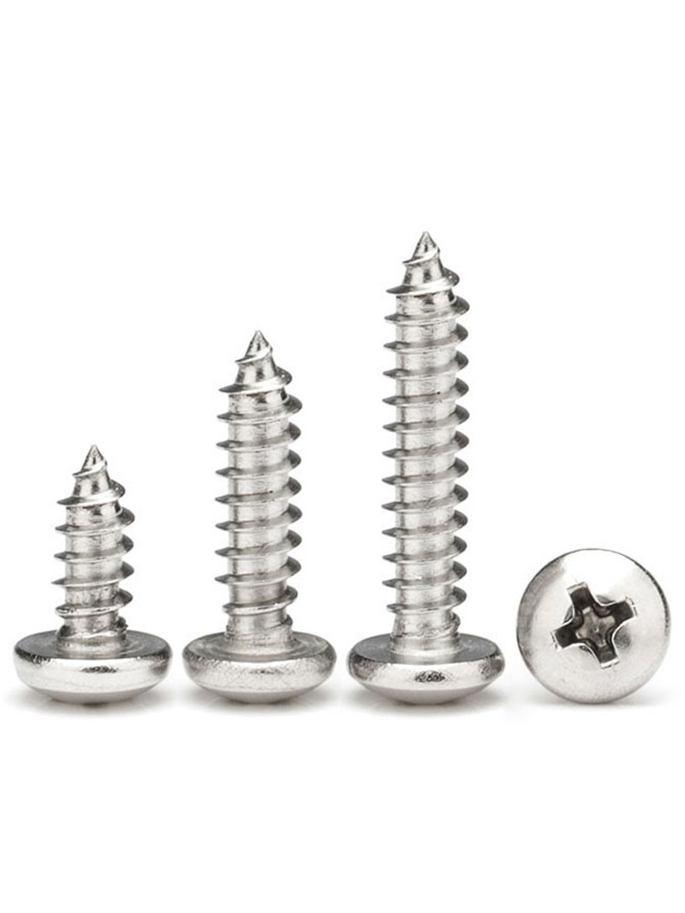 M1M1 2M1 4M1 7M2M2 2 304 stainless steel miniature cross round head self-tapping screw Pan head small screw