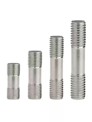 M3M4*20x25 250 304 stainless steel double-headed bolt Screw Screw screw tooth rod Stud tooth strip
