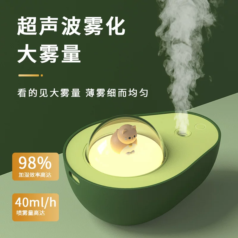 Table humidifier, handheld spray for office, creative aromatherapy charging