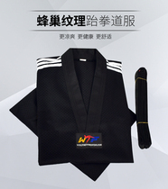 Taekwondo Wear Black Coaching Suit Professional Black Belt China Dragon Team Korean Tiger Team Children Training Customizable