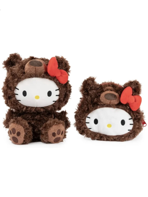 [in Stock] Us Exclusive Hello Kitty Gund Collaboration Plush Bear Kitty Series