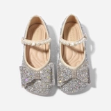 Детская обувь для принцессы для кожаной обуви для девочек, коллекция 2023, мягкая подошва