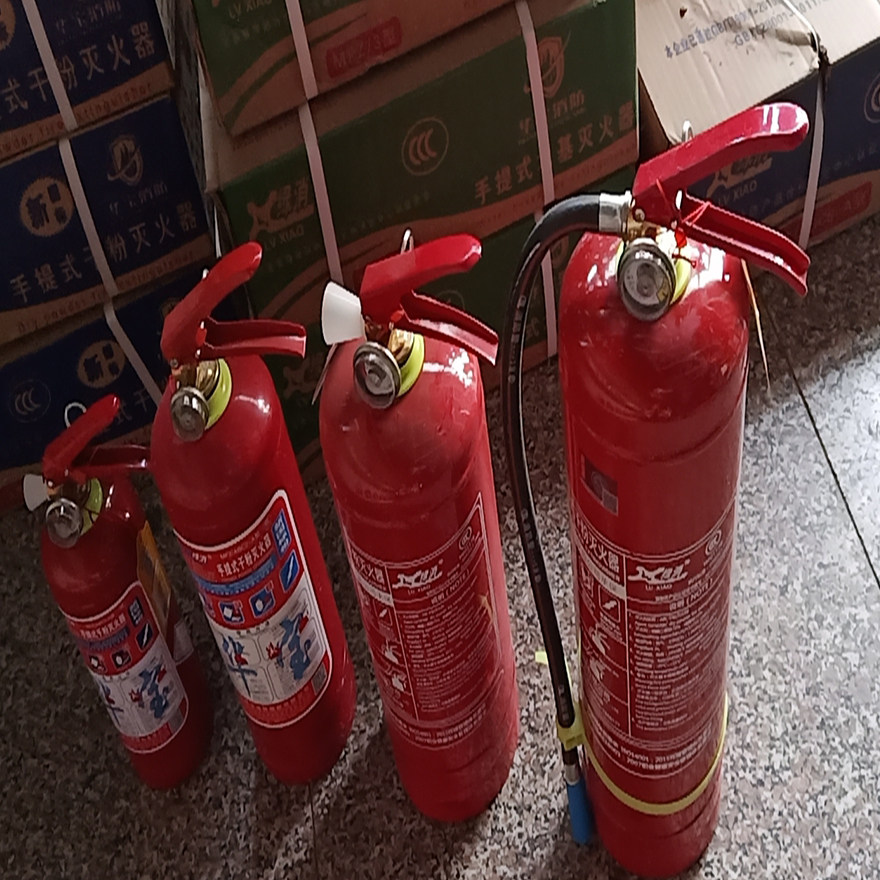 Green extinguishing firearm household commercial 4KG dry powder portable 4 kg vehicle fire fighting equipment 2kg3kg5kg8kg