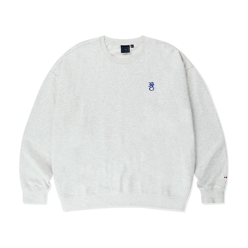 RomanticCrown24 autumn and winter street atmosphere printed pullover loose sweatshirt