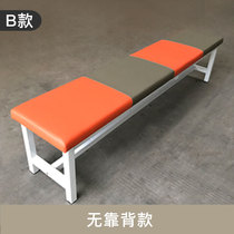 Simple bench bathroom locker room stool shoe changing stool gym rest area sofa bench shopping mall soft bag bench