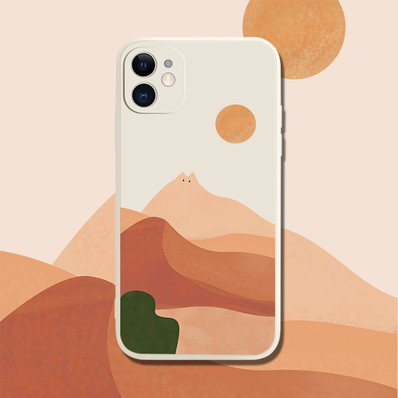 Mobile phone protective shell 11 s for Apple 13 13 Variable 12 Right Angle Side Dunes Full Bag IPhonexsmax Right Angle Side Small Crowdcrowd 8p Creative mate40pro Day Ensemble p3