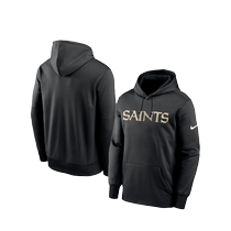New Orleans Saints Prime Wordmark Therma Pullover Hoodie - Mens