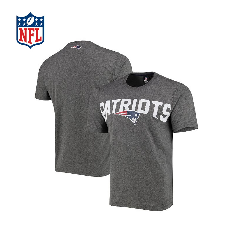 (NFL) New England Patriots Loose Pattern T-Shirt-Navy-Mens