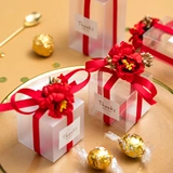 婚礼纪 Hiuttan Box Wedding Candy Box Transparent Ins, Wind Sugar Box, свадебная свадьба прозрачная подарочная коробка, конфеты