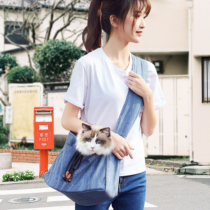 Cat outsources portable chest-skinned bag bag bag bag bag bag large size cat outdoor carrybag