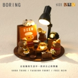 Кофейное пиво, милый стиль Ядан, кофейный мишка, декоративные украшения для девочек, вход Майяра, настольная маленькая подарочная коробка