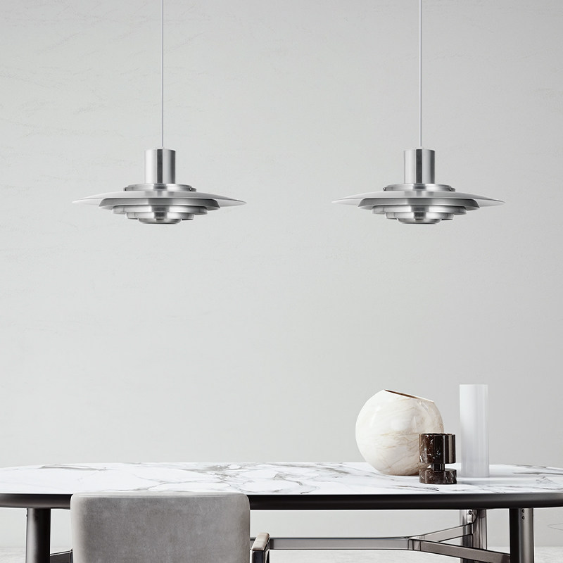 Nordic table chandelier simple modern restaurant bar bar Danish designer classic flying saucer chandelier bedroom bedside lamp