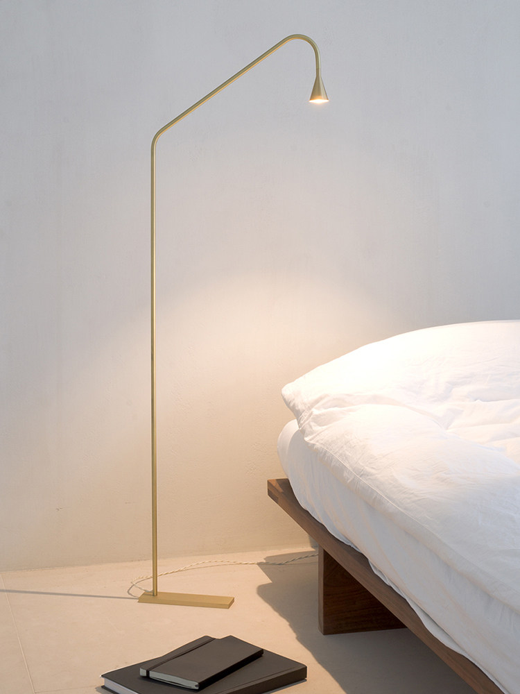 Living room sofa on the floor lamp north Europe minimalist creative retro atmosphere bedroom bedroom bedroom room study light