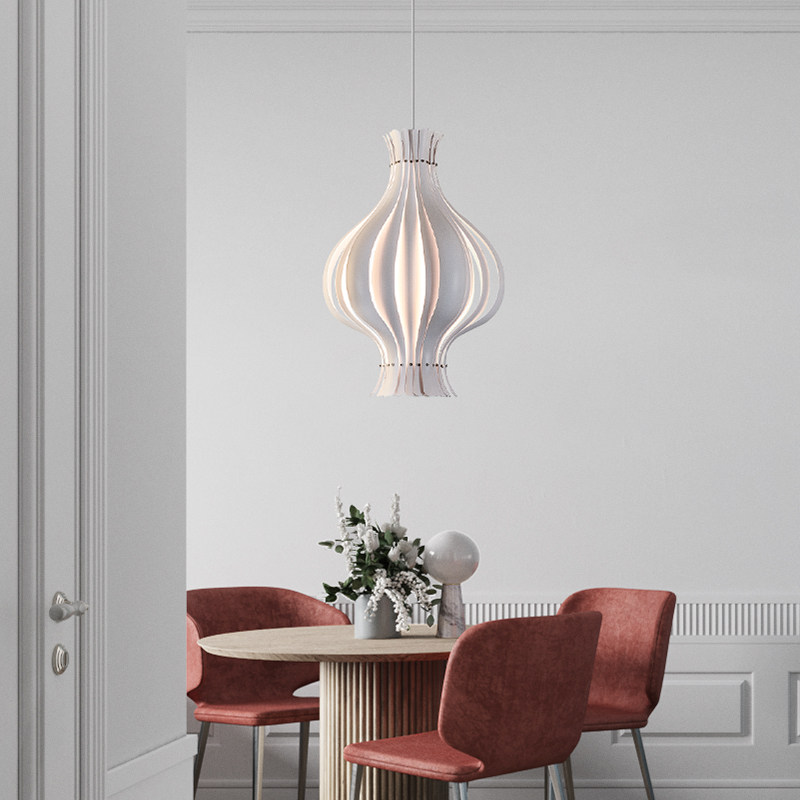 Nordic modern minimalist living room chandelier designer restaurant office lamps bedroom study model room aluminum lamp