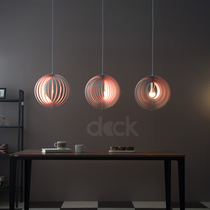 Nordic modern minimalist living room chandelier creative childrens bedroom bedside bar restaurant designer round moon lamp