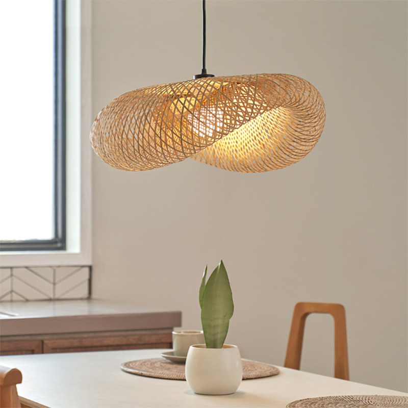 Nordic minimal Japanese retro restaurant chandelier creative modern dining room library bar Yu Yu Bao