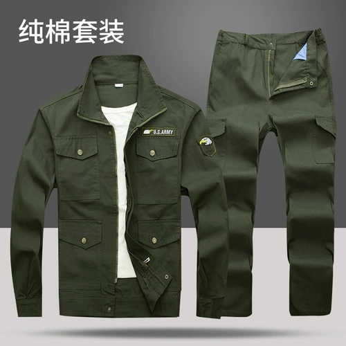 Осенний хлопковый износостойкий комбинезон, камуфляжная униформа, защита от ожогов, делается под заказ