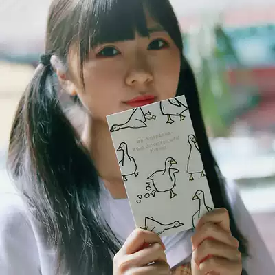 (Pioneer Cultural and Creative)Nanjing Duck Letterpress postcard Nanjing Pioneer Bookstore