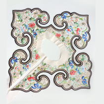 Nanya Ji original diy Qing and Han womens silk thread double-breasted cloud shoulder embroidery clothing edge embroidery pieces