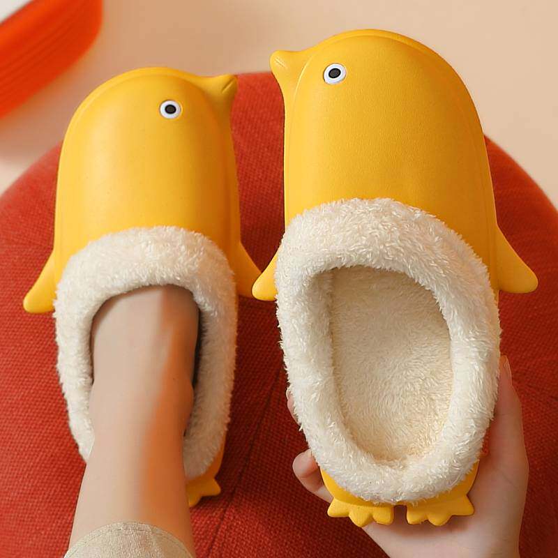 Yiwu Ka Niu An Shangfen parent-child cotton slippers women's bag with autumn and winter home indoor household boys and girls warm