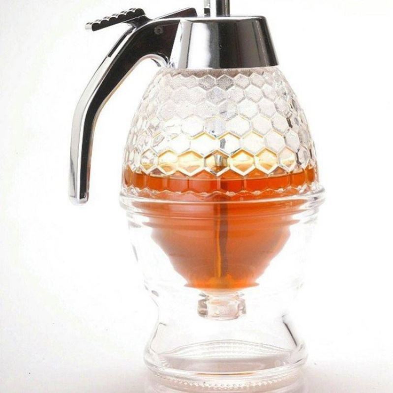 Botti Shop Xinhui press honey jar Seasoning jam bottle Honey dispensing jar Cocktail syrup Juice 6